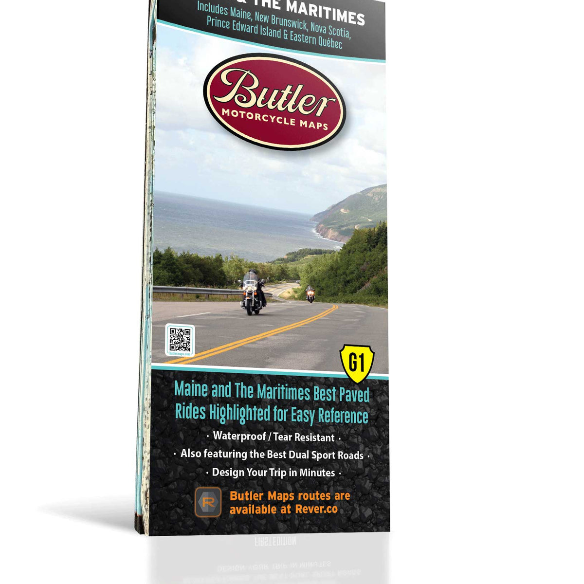 Best Paved Roads in Maine The Maritimes Maine G1 Series Map