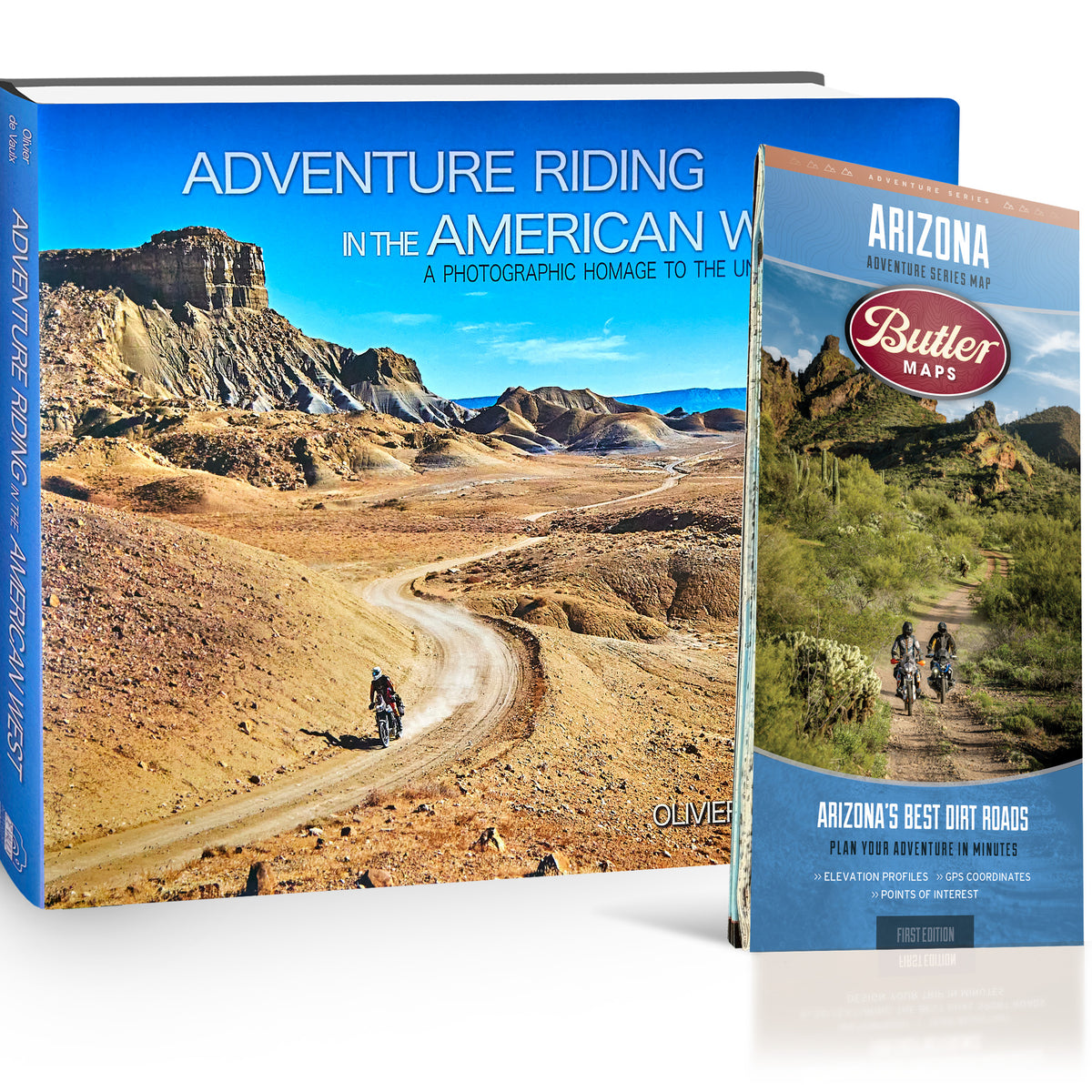 Adventure Riding In the American West Book & Adventure Series Map ...