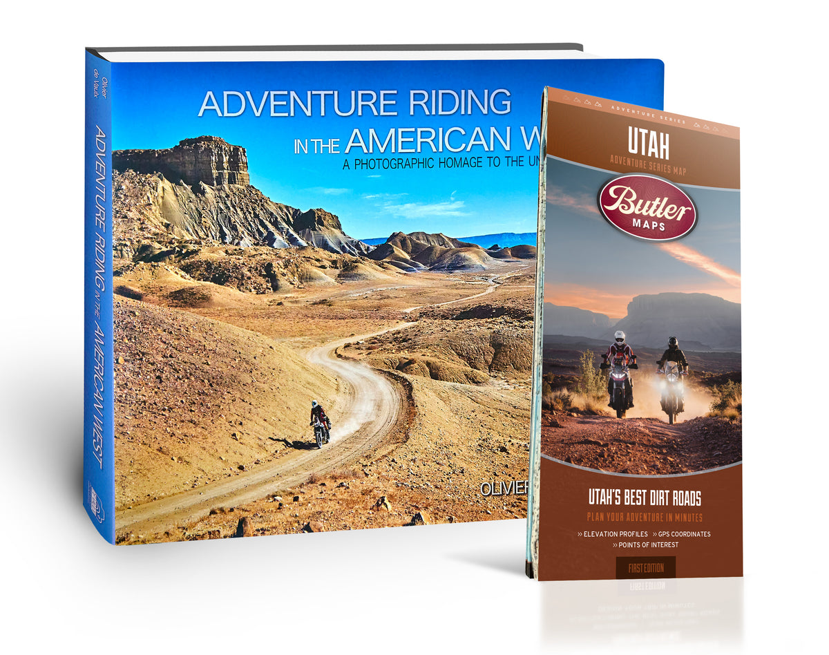 Adventure Riding In the American West Book & Adventure Series Map ...