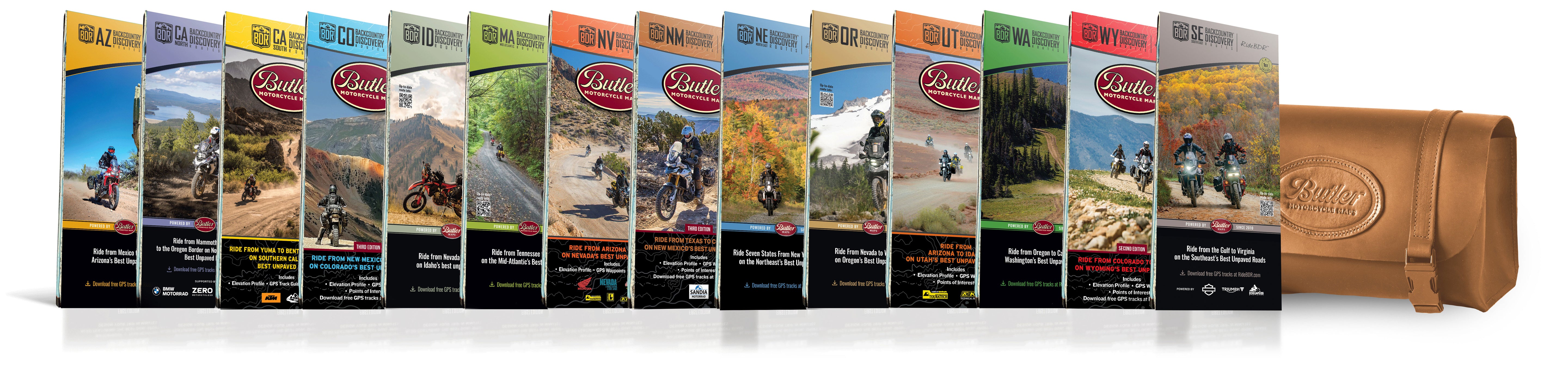 Backcountry Discovery Route (BDR) Series Map Collection – Butler Maps