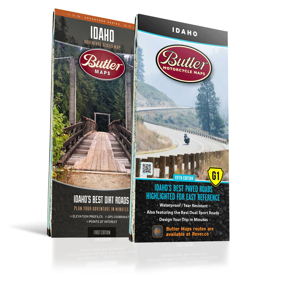 Idaho Complete State Map Bundle - Idaho G1 and Idaho ADV Maps – Butler Maps