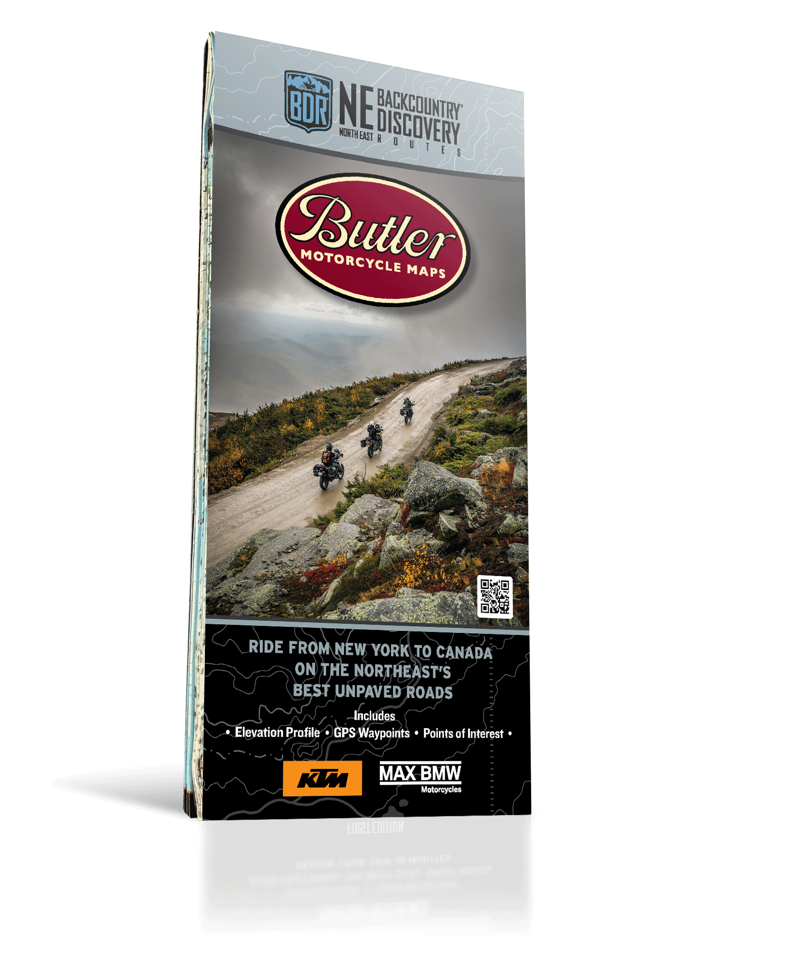 Northeast Backcountry Discovery Routes (NEBDR) BDR Series Map – Butler Maps