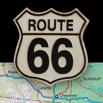 Rotue 66 Map Historic Route 66 Map - RT 66 Experience Series Map – Butler Maps
