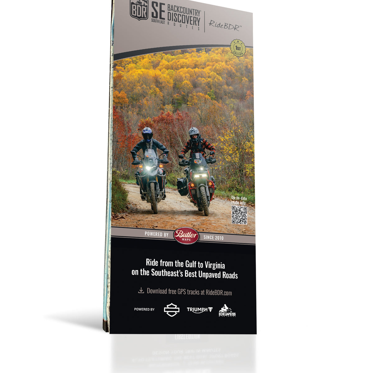 Southeast Backcountry Discovery Route Map (SEBDR) - BDR Series Map ...