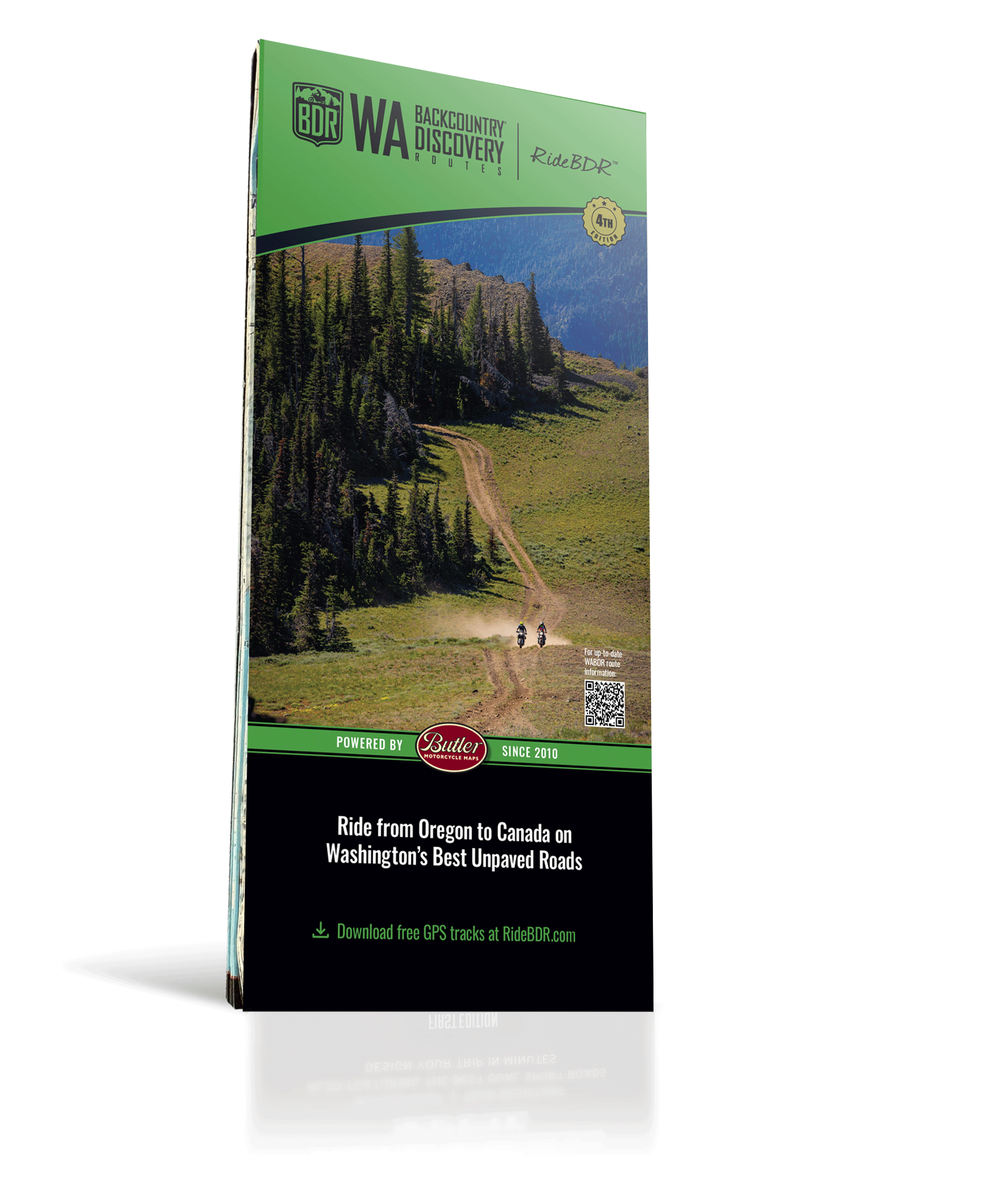 Washington Backcountry Discovery Routes Map (WABDR) - Washington BDR S ...
